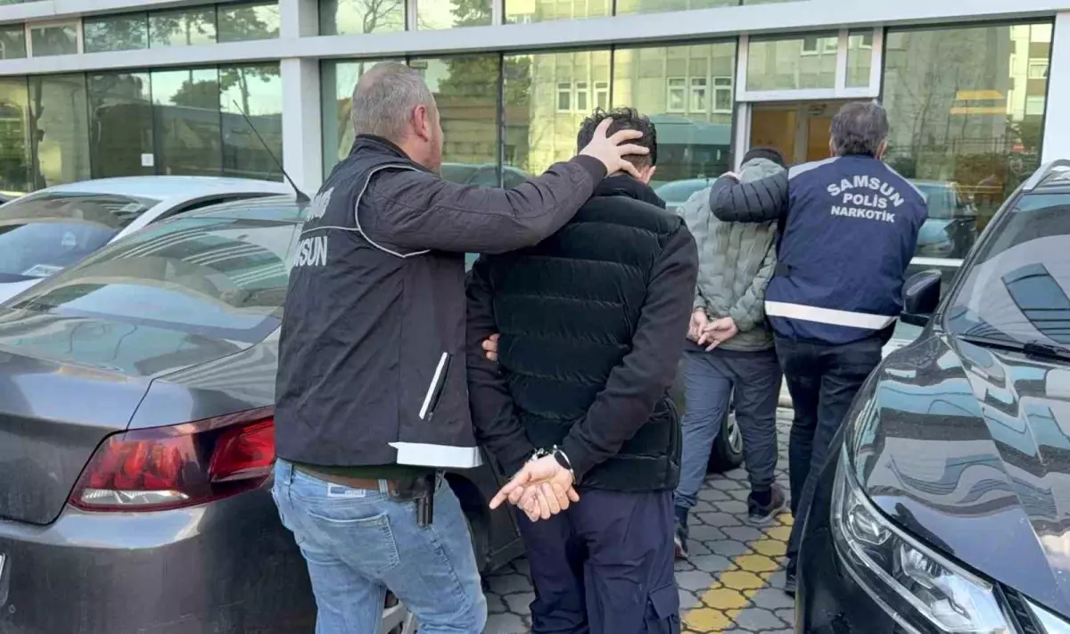 Samsun'da Büyük Uyuşturucu Operasyonu: 3 Şüpheli Tutuklandı