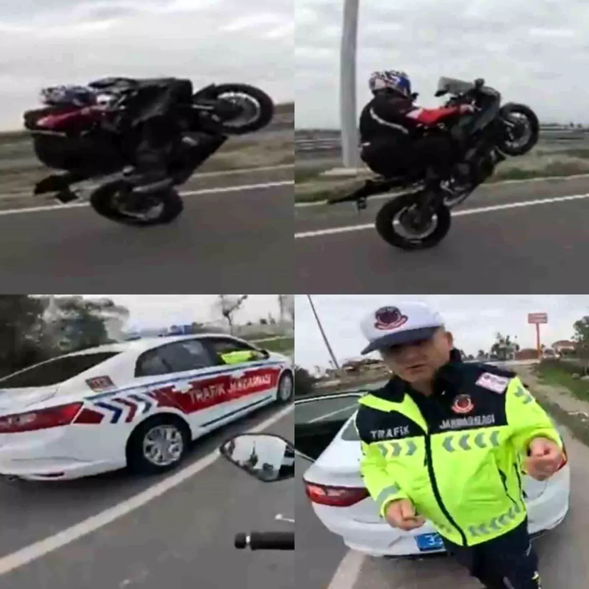 Tarsus'ta Ters Yönde Motosiklet Sürücülerine Ağır Ceza Kesildi