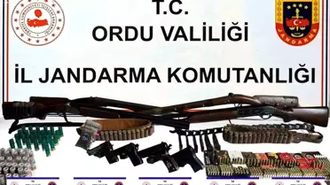 Operasyonda ele geçirilen silahlar