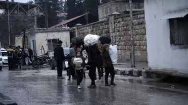 Halep'te tahribat görüntüsü