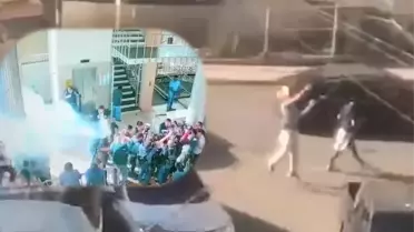 Saldırı anının fotoğrafı