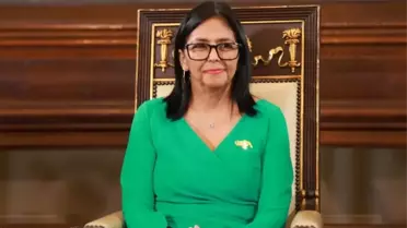 Delcy Rodriguez'ın resmi