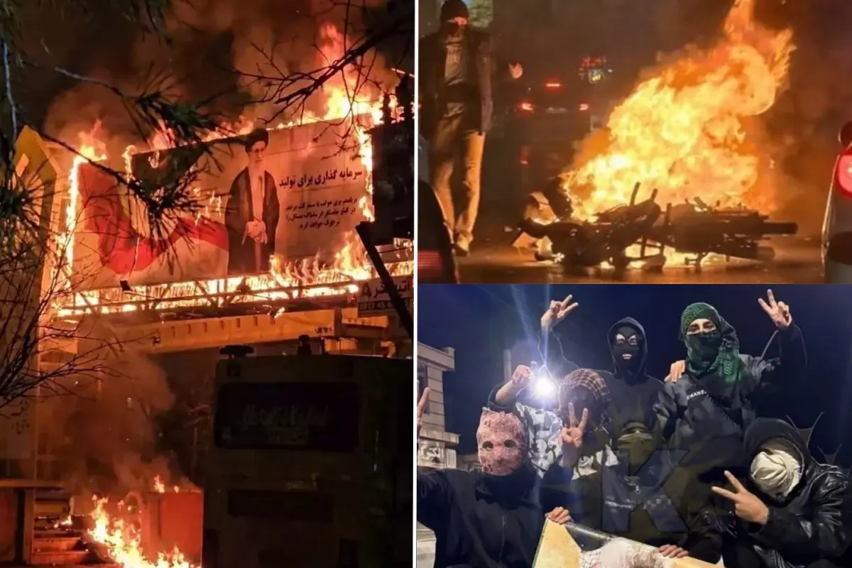 Kuzey Horasan’da Protestolar Sırasında Savcı ve Güvenlik Görevlileri Yangında Hayatını Kaybetti