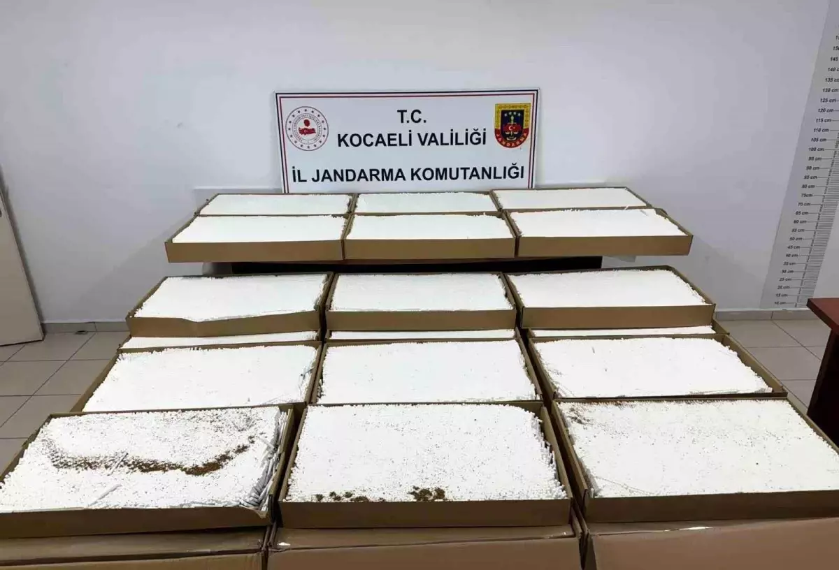 Kocaeli'de 1 Milyon Makaron Operasyonu: 3,5 Milyon TL Değerindeki Kaçak Mallar Ele Geçirildi