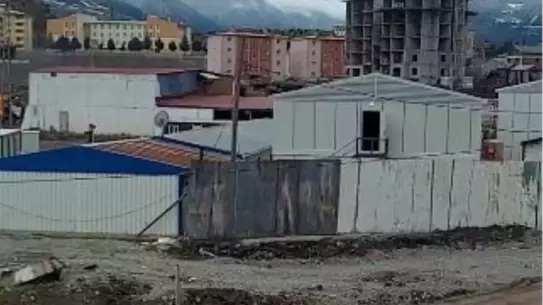 Kazanın gerçekleştiği inşaat alanı