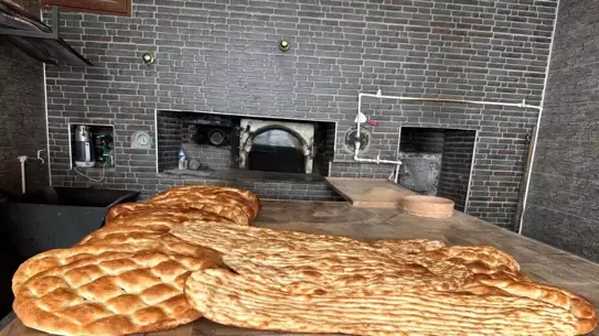 Yeni fırının iç mekan görüntüsü