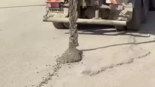 Beton mikseri ve ceza tutanağı