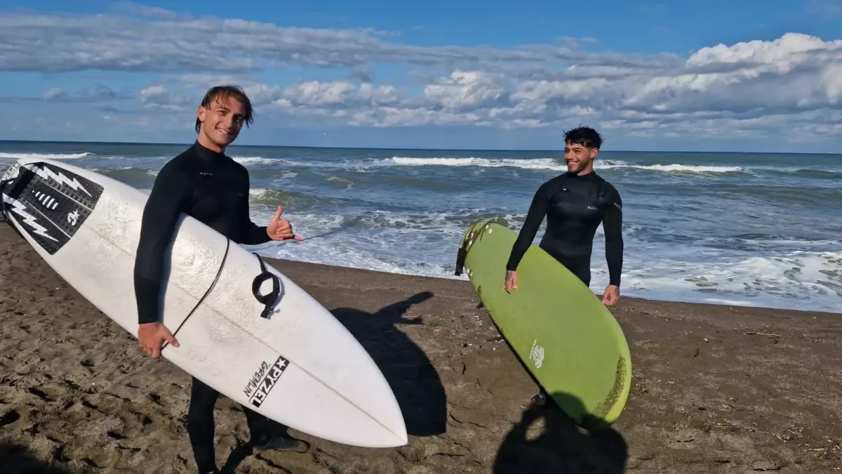 Düzce'nin Akçakoca Sahilinde Sörf Yaparken Yaşanan Korkunç Olay