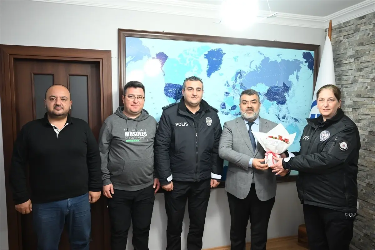 Edirne Emniyet Müdürlüğü, AA Edirne Bölge Müdürlüğü'nü Misafir Etti