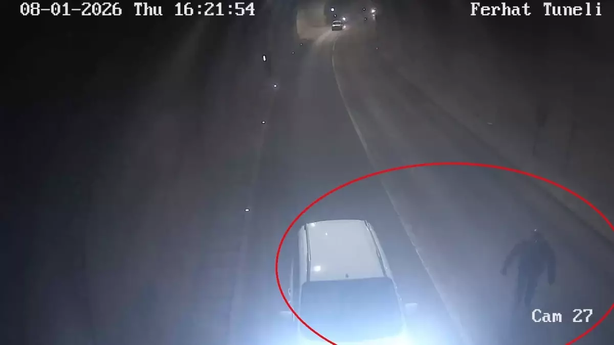 Amasya Tünelinde Motosiklet Kazası: Kask Hayati Kurtardı