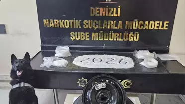 Denizli’deki uyuşturucu operasyonundan fotoğraf