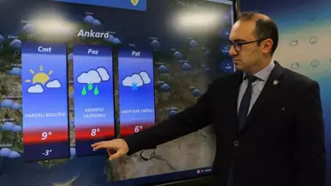 Şiddetli yağış anı