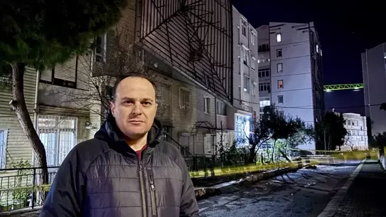 Fırtına sonrası Buca’da hasar gören bir ev