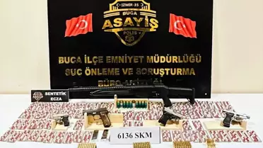 Operasyon sırasında ele geçirilen silahlar