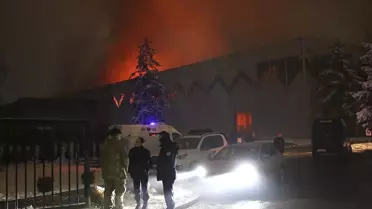 Yangın sonrası fabrikanın dış görünüşü