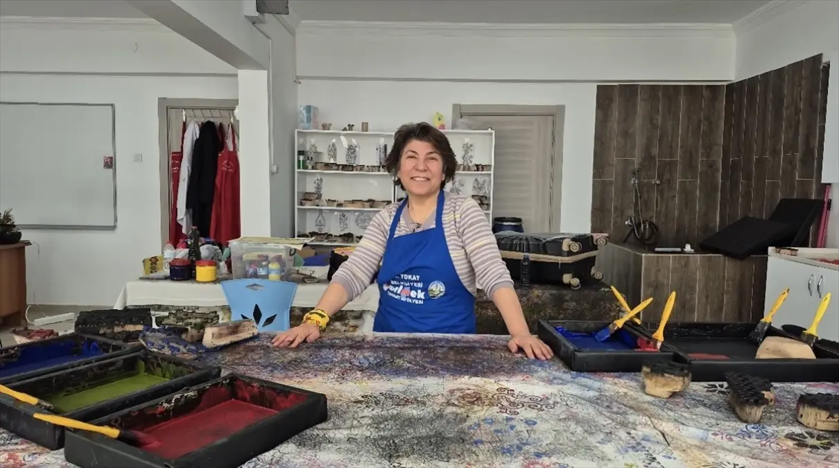 Ebru Sanatçısı Adalet Özdürük, Tokat’ta Geleneksel Baskı Atölyesine Katılıyor