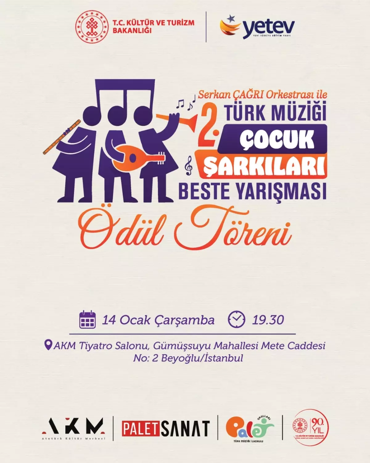 Türk Müziği Çocuk Şarkıları Yarışması: 340 Bin TL’lik Ödüller Sahiplerini Buldu