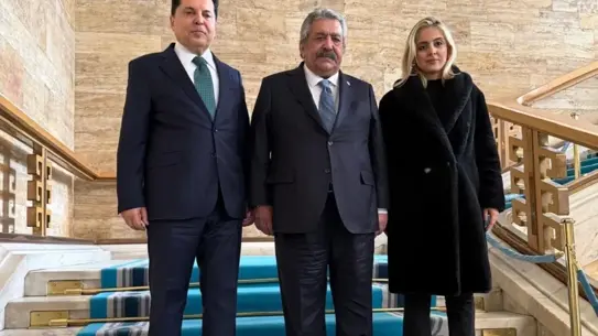 Görüşme anından bir kare