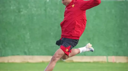 Göztepe antrenman anı