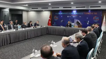 Bakan Kacır’ın IAC duyurusu sırasında çekilen fotoğraf