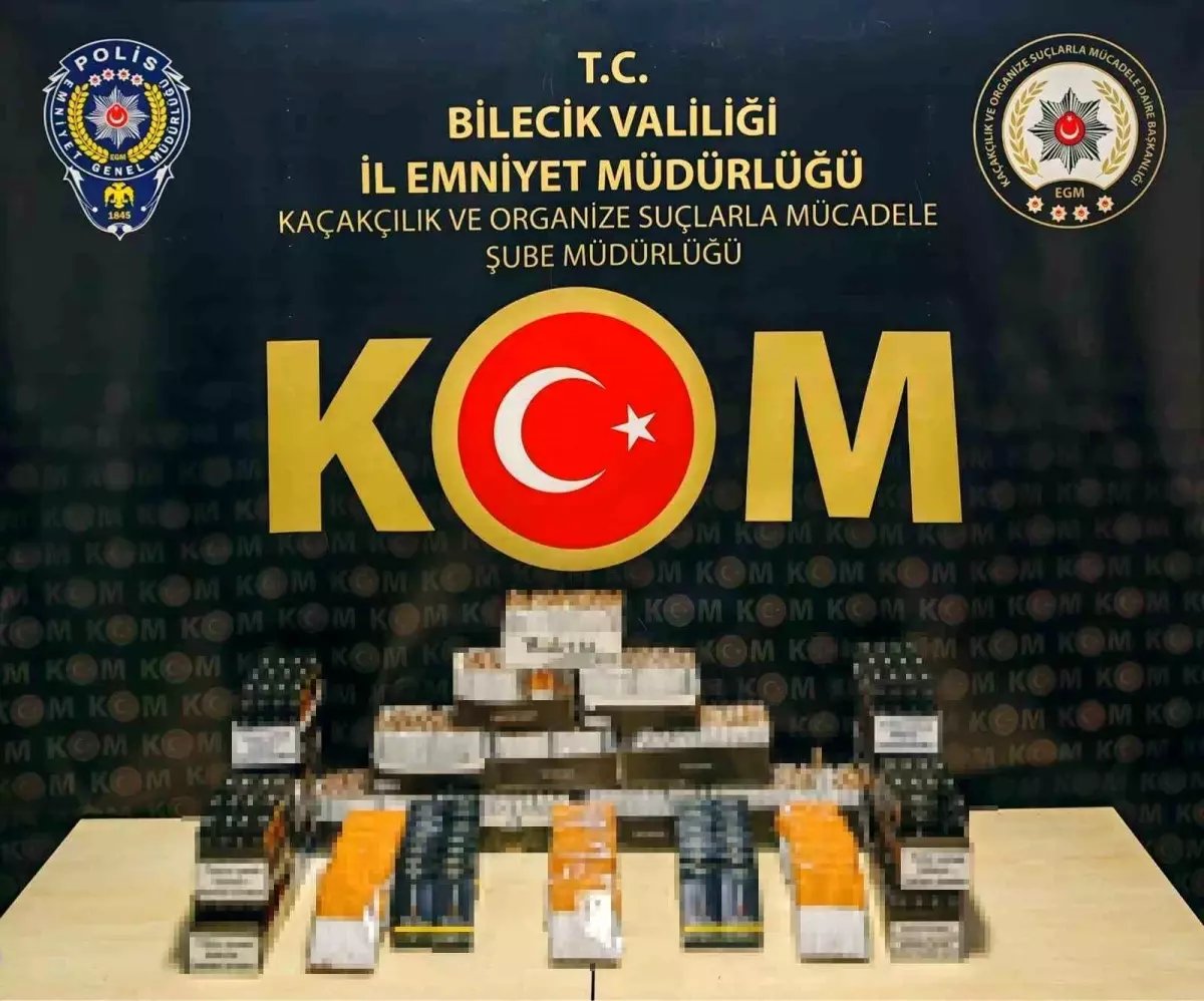 Bilecik’te Büyük Gıda Kaçakçılığı Operasyonu: 7.960 Makaron Ele Geçirildi