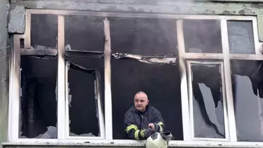 Yangın anında itfaiye ekipleri