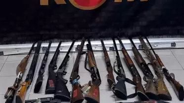 Bartın’da Büyük Silah Operasyonu: 30 Tane Silah Ele Geçirildi, 1 Şüpheli Gözaltına Alındı