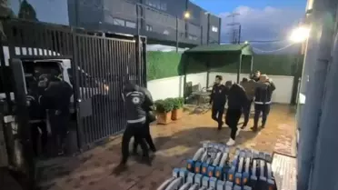 Operasyon sonrası gözaltına alınan şüpheliler