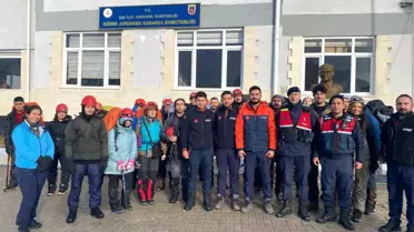 AFAD ekibi kurtarma operasyonu sırasında