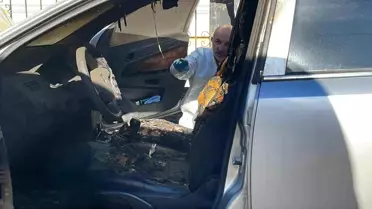 Yangın sonrası araç