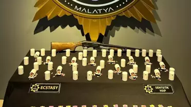 Operasyondan elde edilen uyuşturucu maddeler