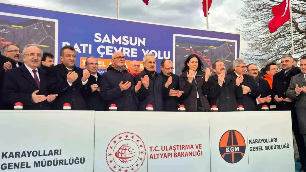Samsun Batı Çevre Yolu Projesi Başladı: Ulaşım Süresi 40’tan 10 Dakikaya Düşecek