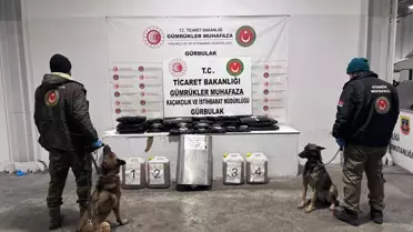 Operasyon sırasında ele geçirilen uyuşturucu maddeler