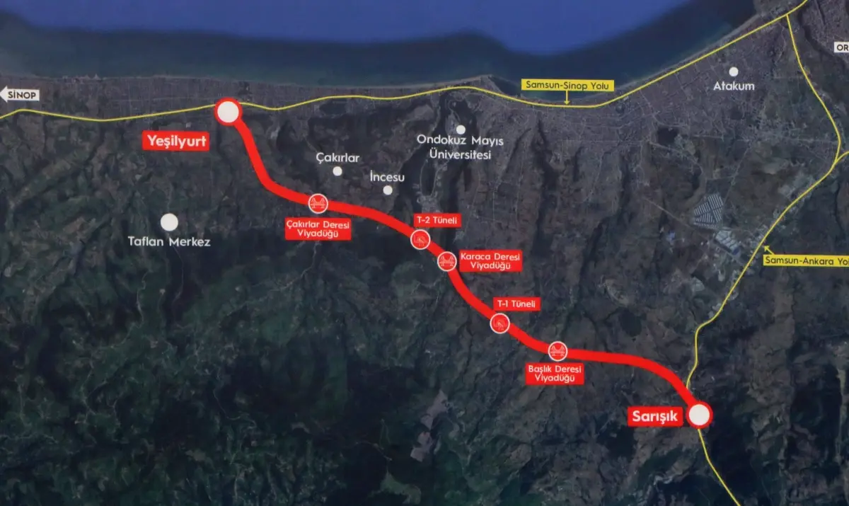 Samsun Batı Çevre Yolu'nda Temel Atıldı: Ulaşımda Yeni Dönem