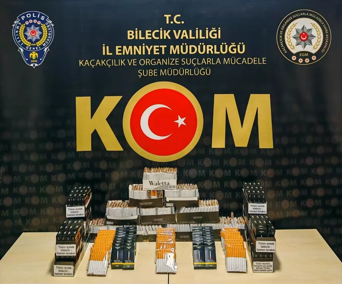 Bilecik'te Kaçakçılık Operasyonu: 2 Şüpheli Gözaltına Alındı