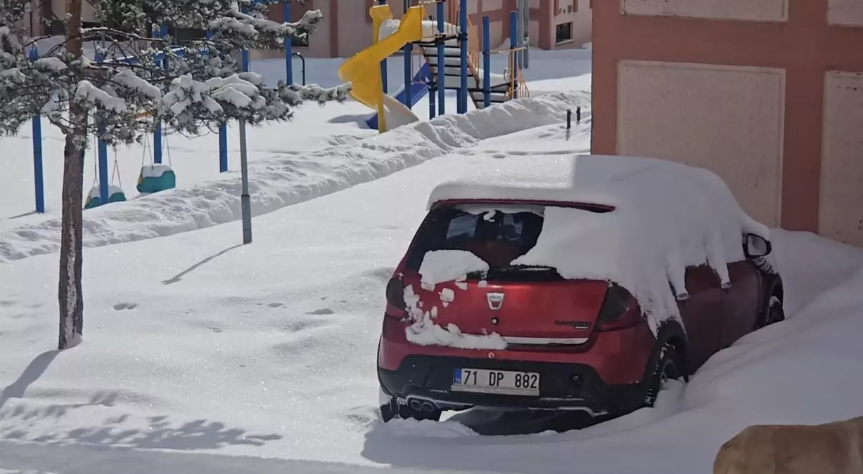 Ardahan Göle'de 80 cm Karla Yollar Kapandı: Araçlar Mahsurda