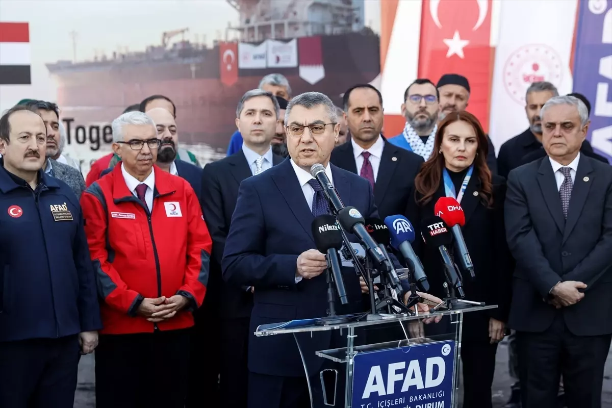 Mersin'den 2.600 Ton Yardım Malzemesi '6. İyilik Gemisi' ile Sudan'a Gönderildi