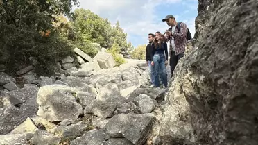 Koruma çalışması sırasında çekilmiş fotoğraf
