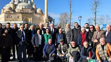 Gazeteciler Günü kutlaması sırasında çekilen fotoğraf