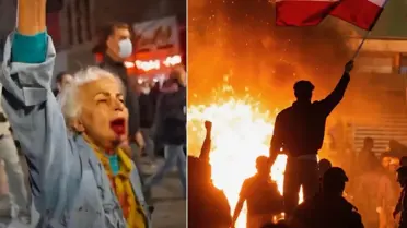 İran’da protesto sahnesi