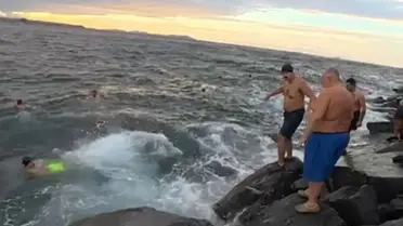 Sarayburnu'nda Balinalar ve Macera Dolu Grup Denize Girdi