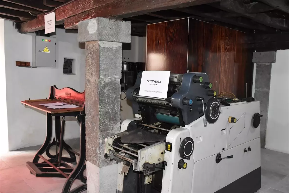Trabzon Basın Tarihi Müzesi Ziyaretçilere Açıldı: 756 Eşsiz Belgeler Sergileniyor