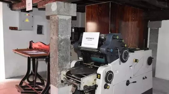 Müzedeki basın materyallerinden bir örnek