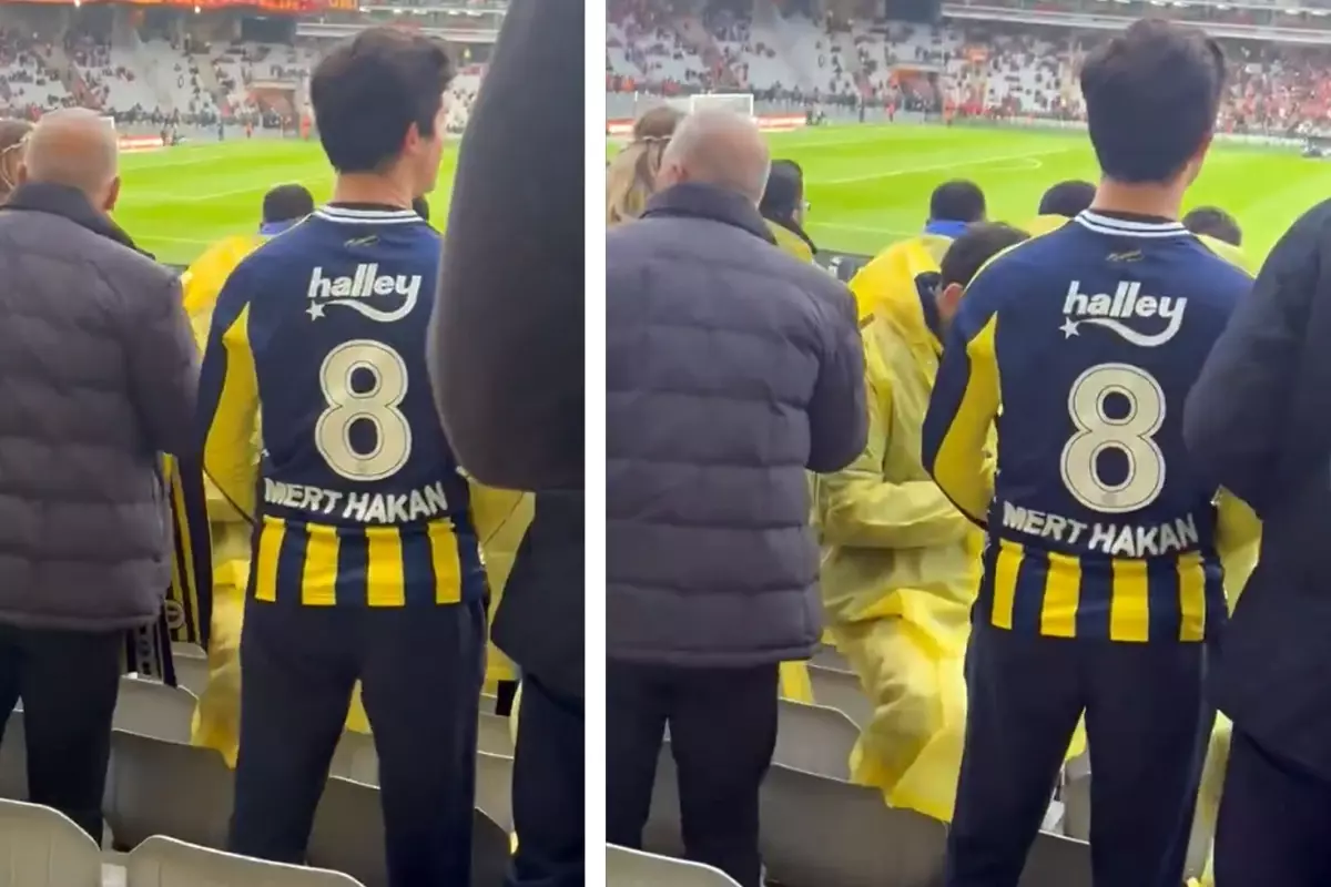 Kerim Rahmi Koç, Mert Hakan Yandaş Formasıyla Süper Kupa Tribünlerinde!