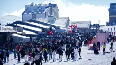 Erciyes Kayak pistlerinde kar kalitesi