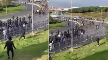 Süper Kupa Finali Öncesi Atatürk Olimpiyat Stadı'nda Taraftar Gerilimi Yaşandı