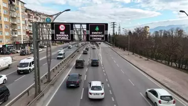 Akıllı trafik izleme ekranı