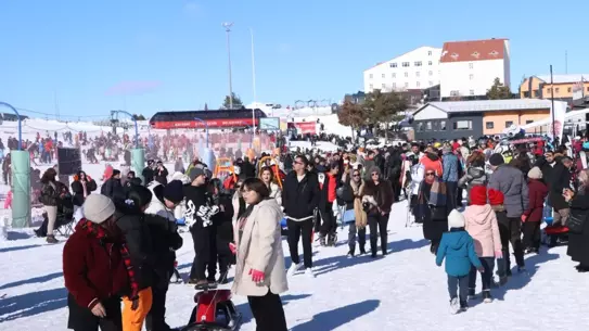 Erciyes Kayak pistlerinden birinin görüntüsü