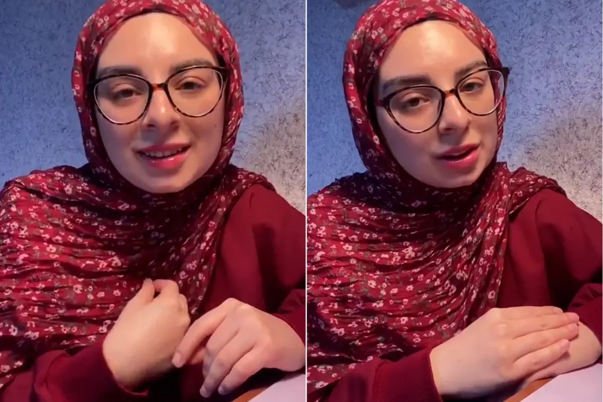 Cenaze mevlidinde genç kızın tepkisi