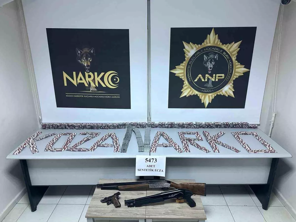 Kozan'da Uyuşturucu ve Silah Operasyonu: Şüpheli A.E.E. Tutuklandı